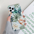 Zentro Banana Leaf Watercolor iPhone Cases
