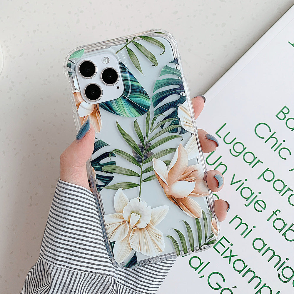 Zentro Banana Leaf Watercolor iPhone Cases