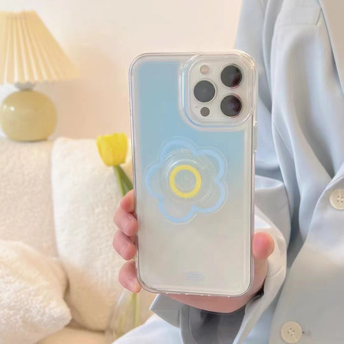 Gradient Blue Colorful Shell iPhone Cases