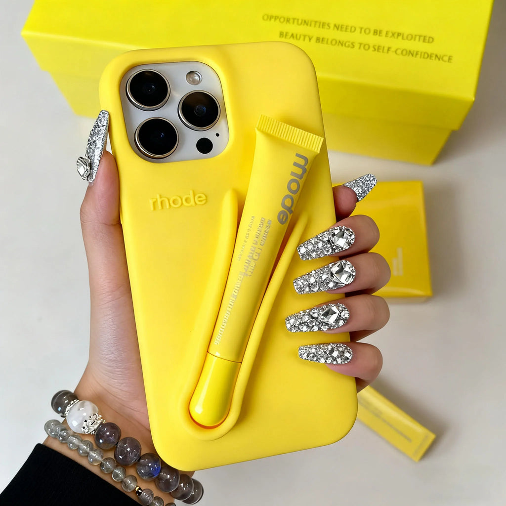 Lip Gloss iPhone Case with Holder – Stylish & Protective