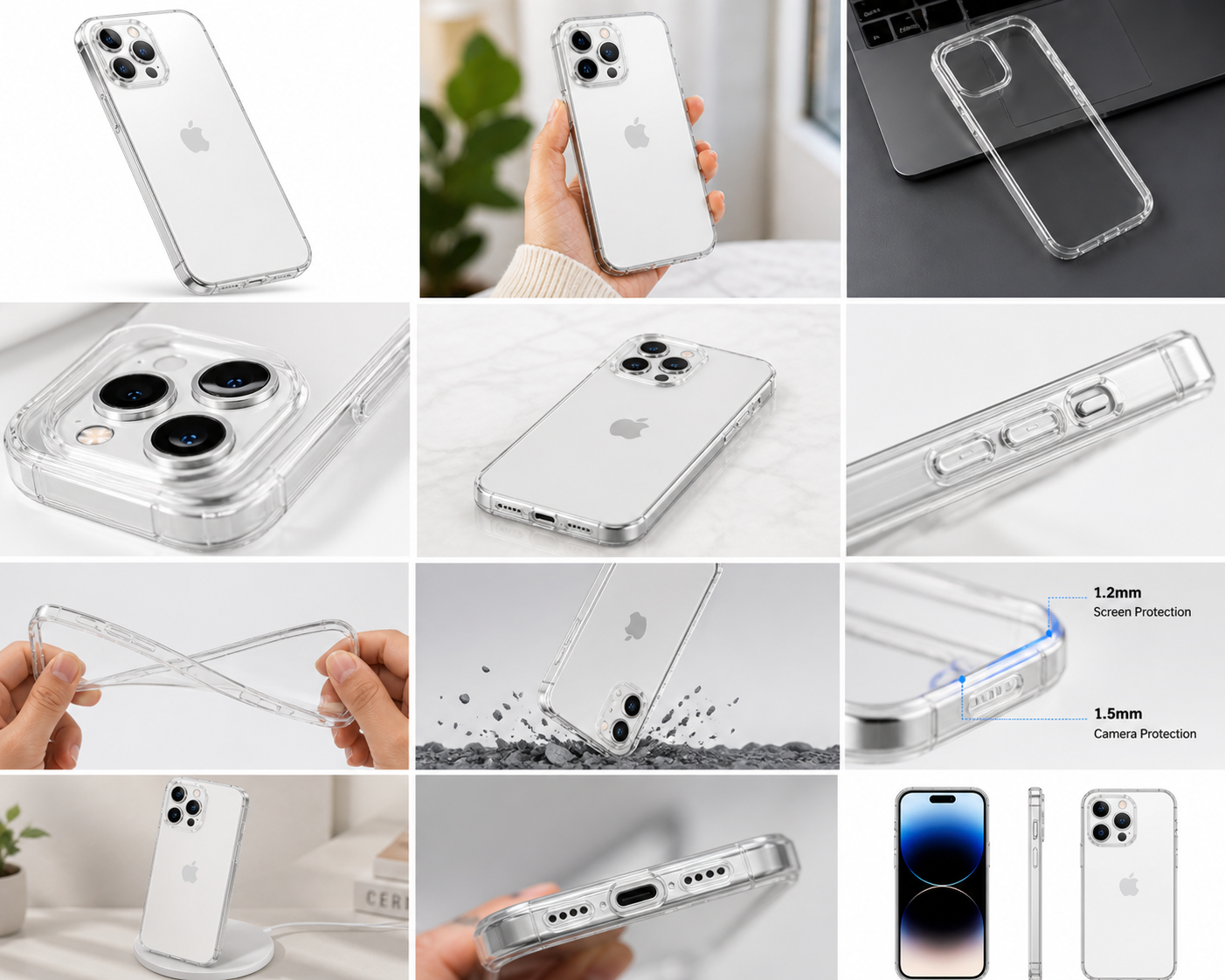Clear iPhone Case – Slim, Durable & Protective