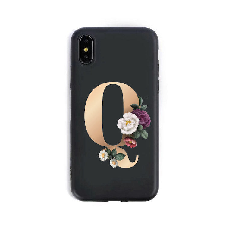 Zentro Alphabet Silicone Phone Cases
