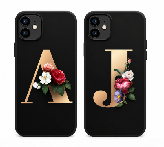 Zentro Alphabet Silicone Phone Cases
