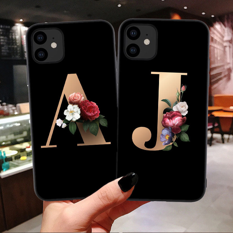 Zentro Alphabet Silicone Phone Cases