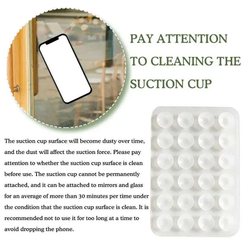 Multifunctional Suction Cup Wall Stand Silicone Suction Phone Holder